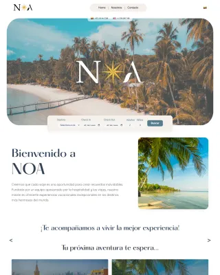 Captura del sitio de Noa